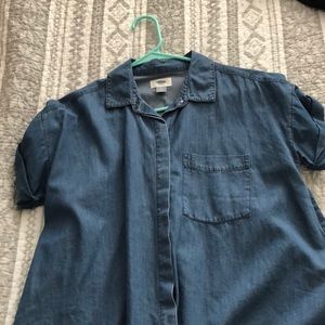 jean button up